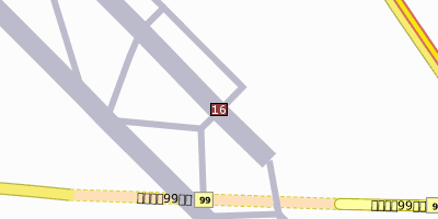 Flughafen Osaka-Itami Stadtplan