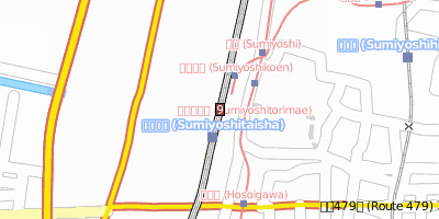 Stadtplan Sumiyoshi-Taisha