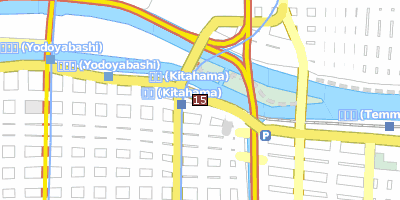 Wirtschaftsuniversität Ōsaka Ōsaka Stadtplan